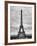 Eiffel Tower, Paris, France - Black and White Photography-Philippe Hugonnard-Framed Photographic Print