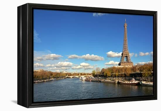 Eiffel Tower, Paris, France, Europe-null-Framed Premier Image Canvas