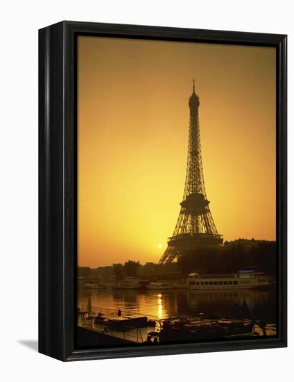 Eiffel Tower, Paris, France-Steve Vidler-Framed Premier Image Canvas