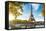 Eiffel Tower, Paris. France-beboy-Framed Stretched Canvas