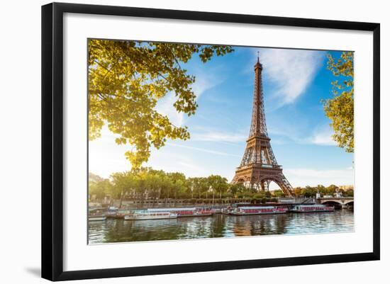 Eiffel Tower, Paris. France-beboy-Framed Art Print