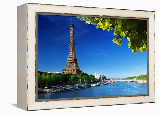 Eiffel Tower, Paris. France-Iakov Kalinin-Framed Premier Image Canvas