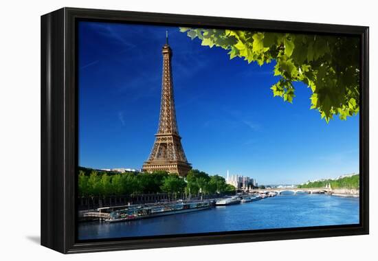 Eiffel Tower, Paris. France-Iakov Kalinin-Framed Premier Image Canvas