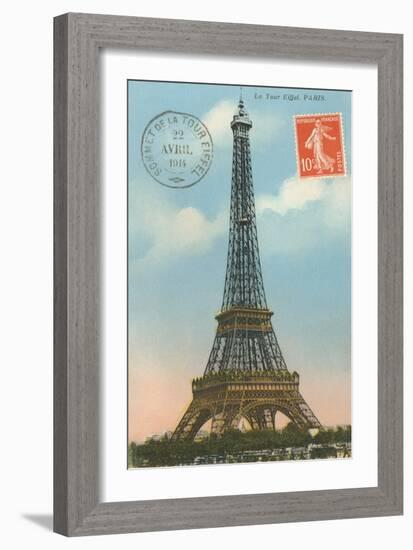 Eiffel Tower, Paris, France-null-Framed Premium Giclee Print