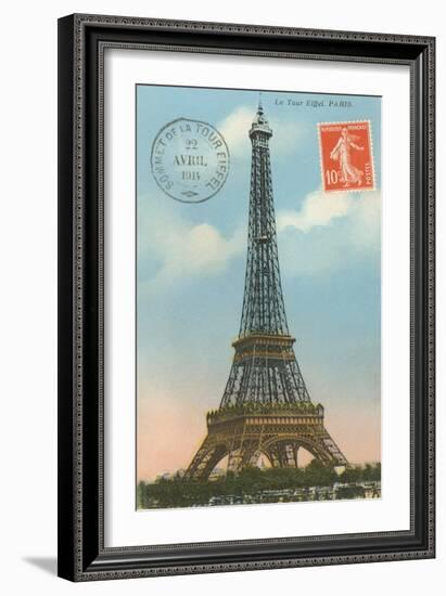 Eiffel Tower, Paris, France-null-Framed Premium Giclee Print