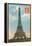 Eiffel Tower, Paris, France-null-Framed Stretched Canvas