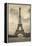 Eiffel Tower, Paris, France-null-Framed Stretched Canvas