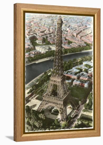 Eiffel Tower, Paris, France-null-Framed Stretched Canvas