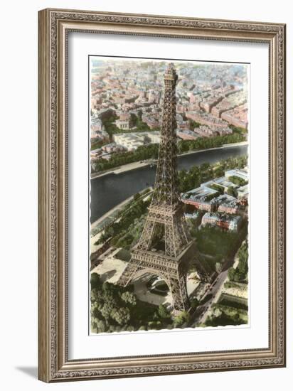 Eiffel Tower, Paris, France-null-Framed Art Print