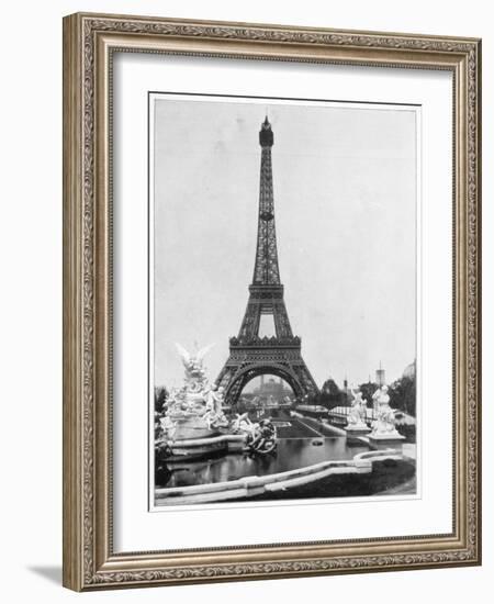 Eiffel Tower, Paris, Late 19th Century-John L Stoddard-Framed Giclee Print