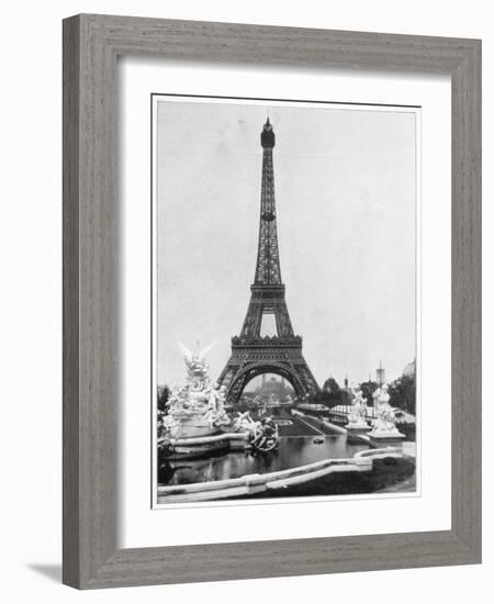 Eiffel Tower, Paris, Late 19th Century-John L Stoddard-Framed Giclee Print