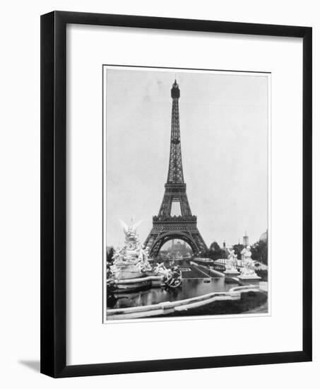 Eiffel Tower, Paris, Late 19th Century-John L Stoddard-Framed Giclee Print