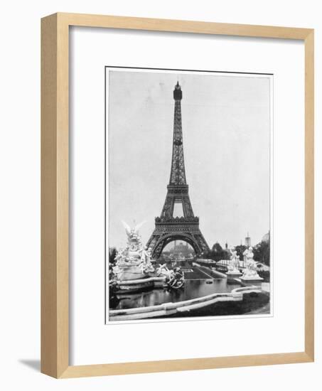 Eiffel Tower, Paris, Late 19th Century-John L Stoddard-Framed Giclee Print