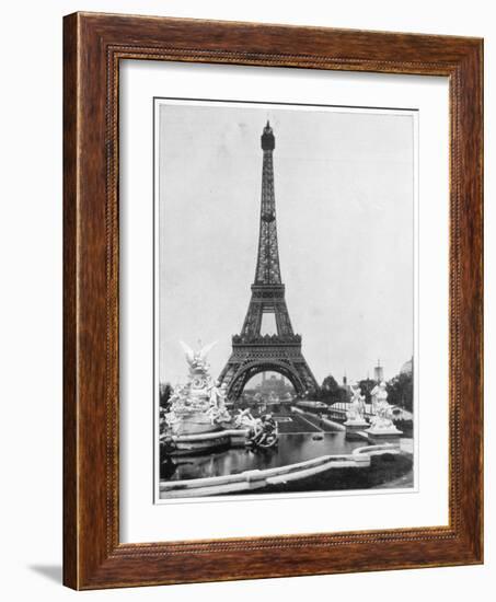 Eiffel Tower, Paris, Late 19th Century-John L Stoddard-Framed Giclee Print