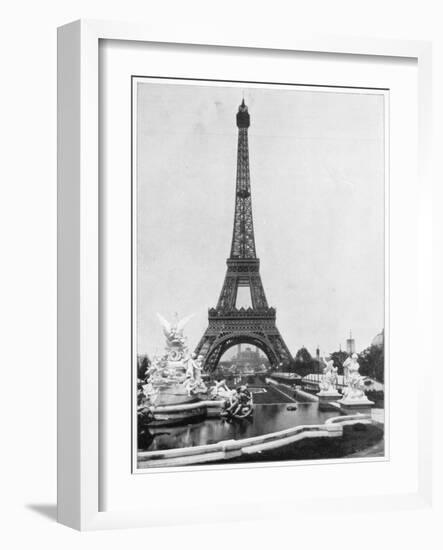 Eiffel Tower, Paris, Late 19th Century-John L Stoddard-Framed Giclee Print