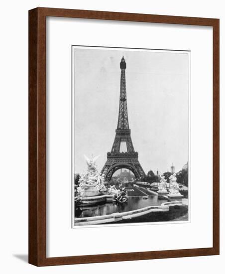 Eiffel Tower, Paris, Late 19th Century-John L Stoddard-Framed Giclee Print