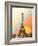 Eiffel Tower Rainbow-Florent Bodart-Framed Giclee Print