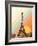 Eiffel Tower Rainbow-Florent Bodart-Framed Giclee Print