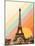 Eiffel Tower Rainbow-Florent Bodart-Mounted Giclee Print