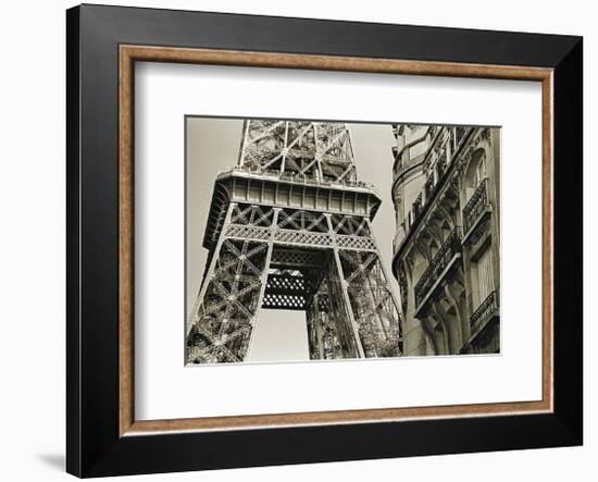 Eiffel Tower Street View #3-Christian Peacock-Framed Art Print