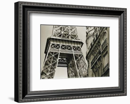 Eiffel Tower Street View #3-Christian Peacock-Framed Art Print