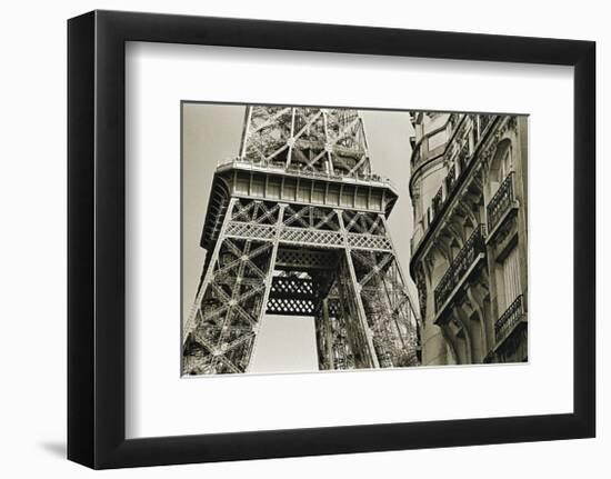 Eiffel Tower Street View #3-Christian Peacock-Framed Art Print