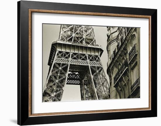 Eiffel Tower Street View, no. 3-Christian Peacock-Framed Giclee Print