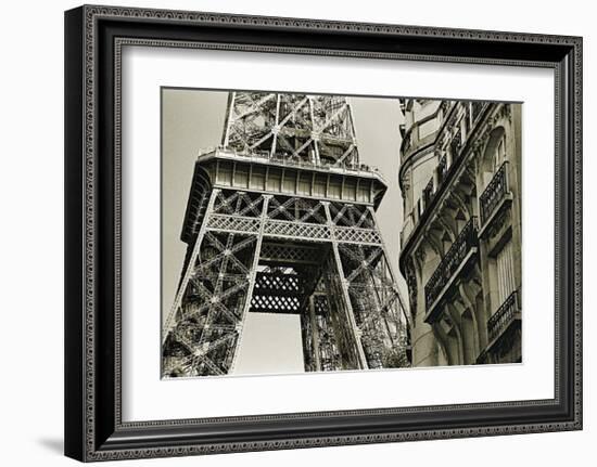 Eiffel Tower Street View, no. 3-Christian Peacock-Framed Giclee Print