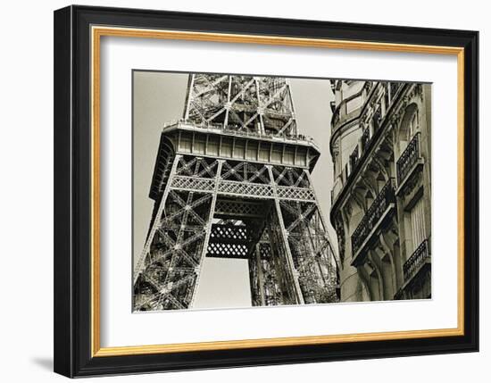 Eiffel Tower Street View, no. 3-Christian Peacock-Framed Giclee Print