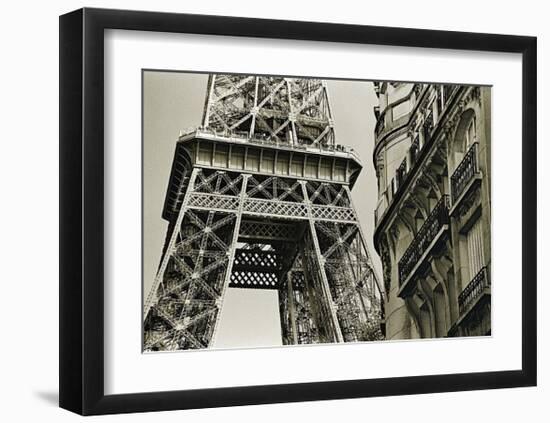 Eiffel Tower Street View, no. 3-Christian Peacock-Framed Giclee Print