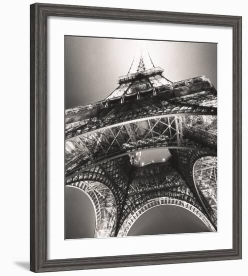 Eiffel Tower, Study 3, Paris, France, 1987-Michael Kenna-Framed Art Print