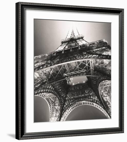 Eiffel Tower, Study 3, Paris, France, 1987-Michael Kenna-Framed Art Print