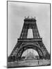 Eiffel Tower Under Construction-null-Mounted Photographic Print