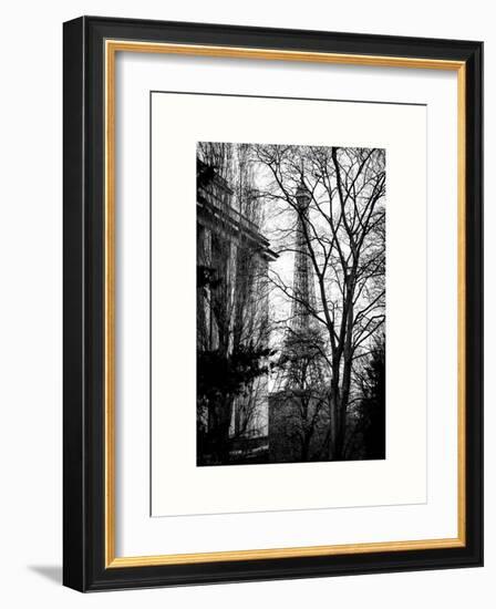 Eiffel Tower View of Winter Trocadero - Paris, France-Philippe Hugonnard-Framed Art Print