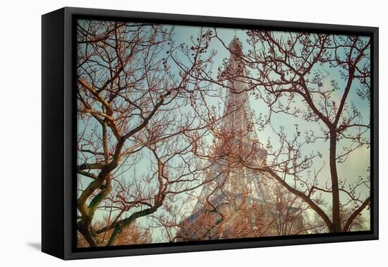 Eiffel Tower Vintage-Cora Niele-Framed Premier Image Canvas