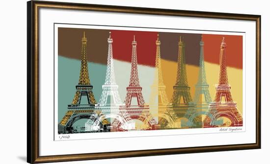 Eiffel Tower-Mj Lew-Framed Giclee Print