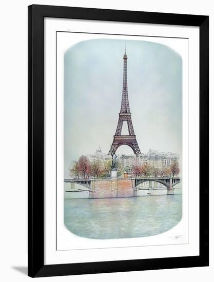 Eiffel Tower-Rolf Rafflewski-Framed Collectable Print