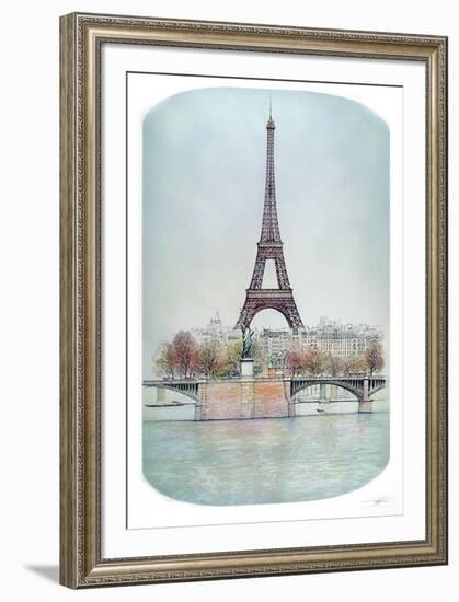 Eiffel Tower-Rolf Rafflewski-Framed Collectable Print