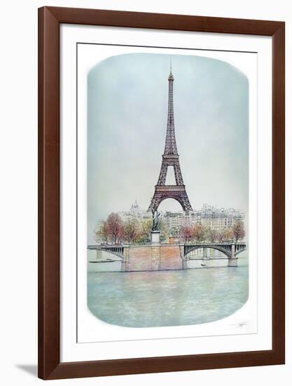 Eiffel Tower-Rolf Rafflewski-Framed Collectable Print