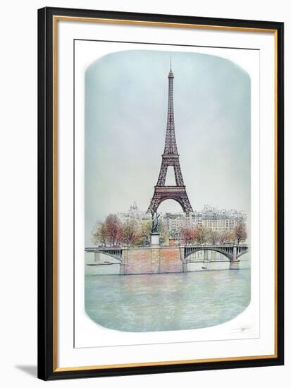 Eiffel Tower-Rolf Rafflewski-Framed Collectable Print