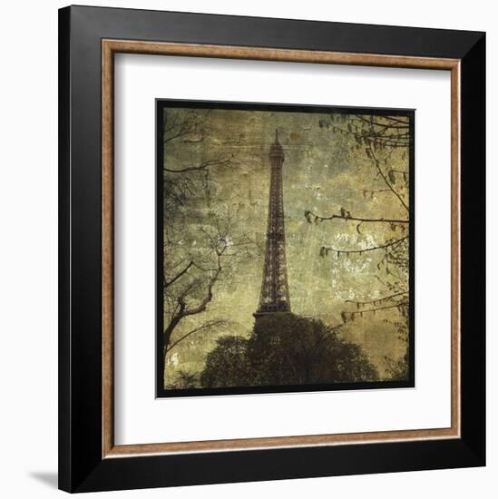 Eiffel Tower-John W^ Golden-Framed Art Print