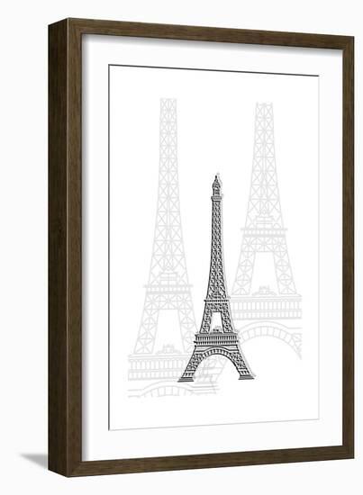 Eiffel Tower-Cristian Mielu-Framed Art Print