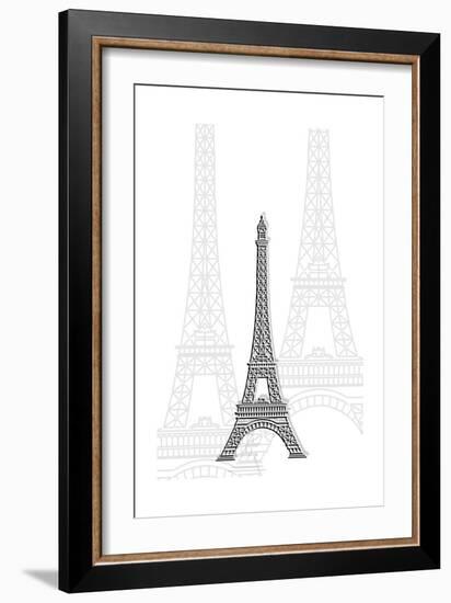 Eiffel Tower-Cristian Mielu-Framed Art Print
