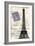 Eiffel Tower-Z Studio-Framed Art Print