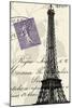 Eiffel Tower-Z Studio-Mounted Art Print