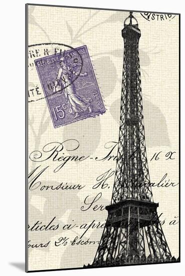 Eiffel Tower-Z Studio-Mounted Art Print