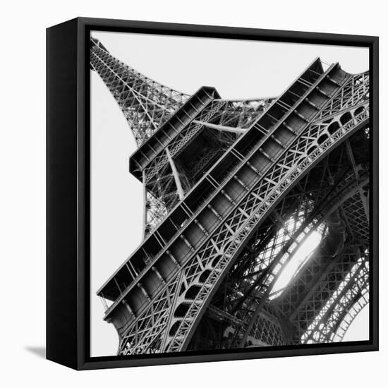 Eiffel Views Square I-Emily Navas-Framed Stretched Canvas