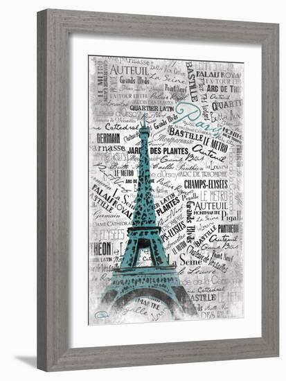 Eiffel-OnRei-Framed Art Print