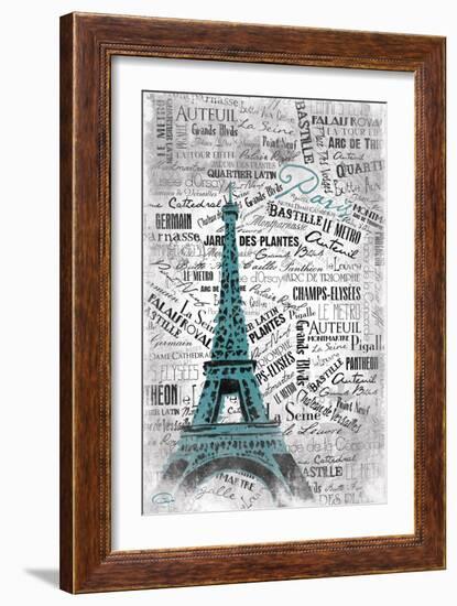 Eiffel-OnRei-Framed Art Print