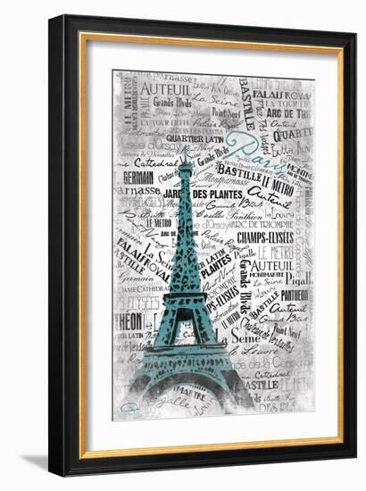 Eiffel-OnRei-Framed Art Print